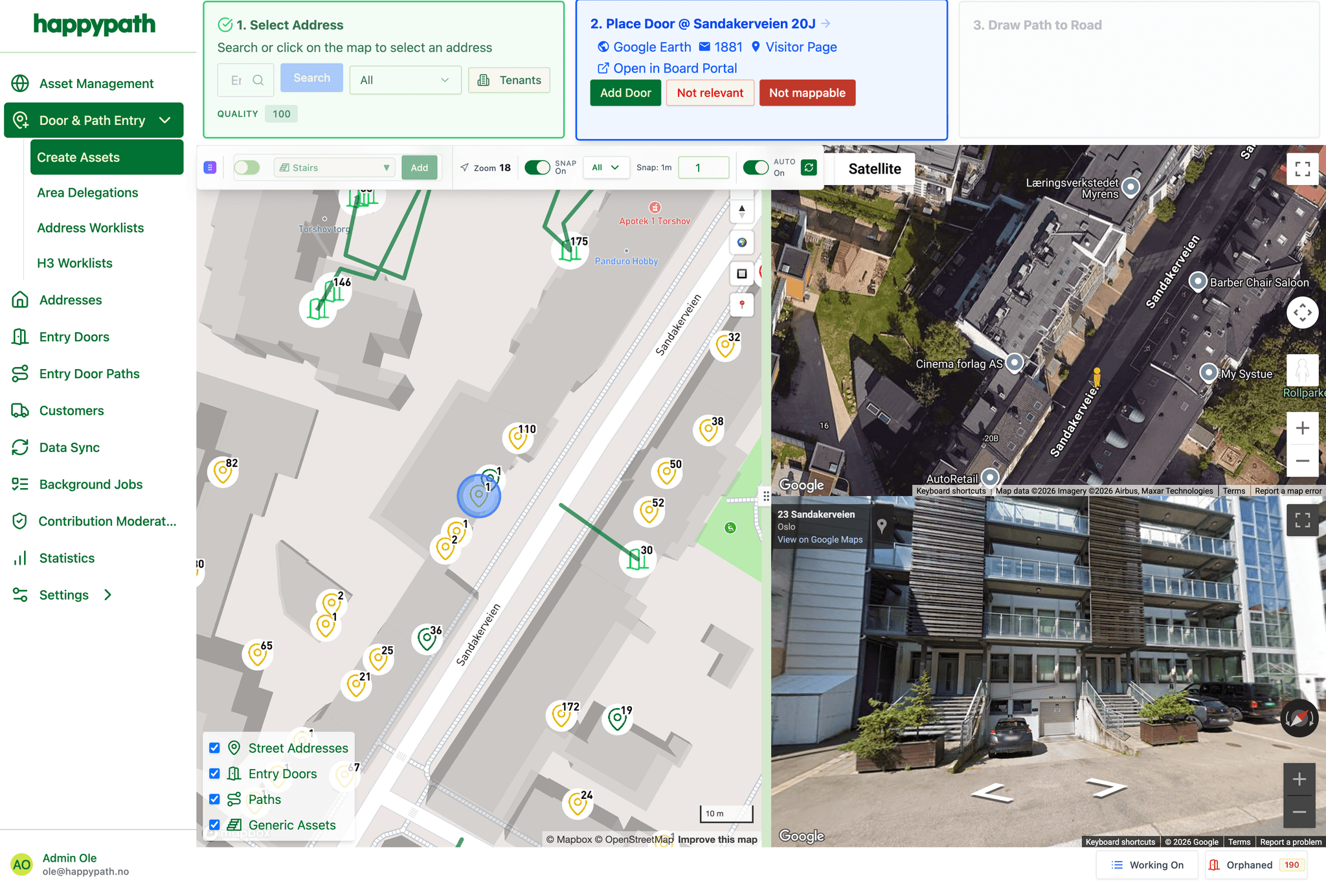Remote mapping screenshot